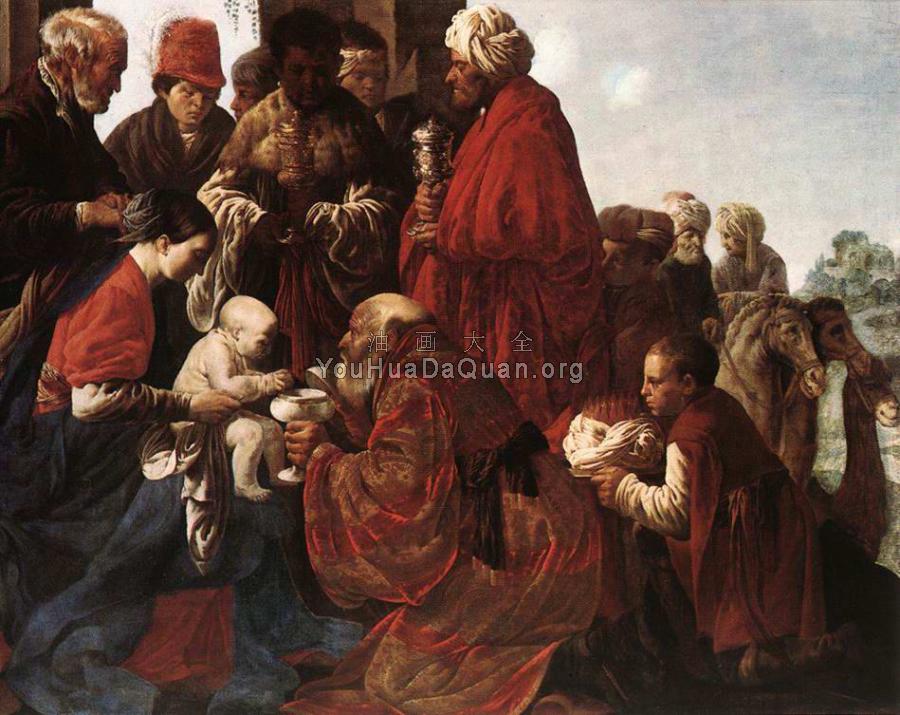 The Adoration of the Magi - 亨德里克·特布鲁根